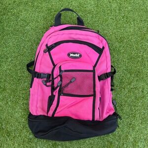 Vintage Y2K Mudd Pink Backpack School‎ Bag Travel Hiking Daypack Bookbag Preppy
